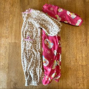 Fleece sleeper lot, 6-9 month Carter’s
